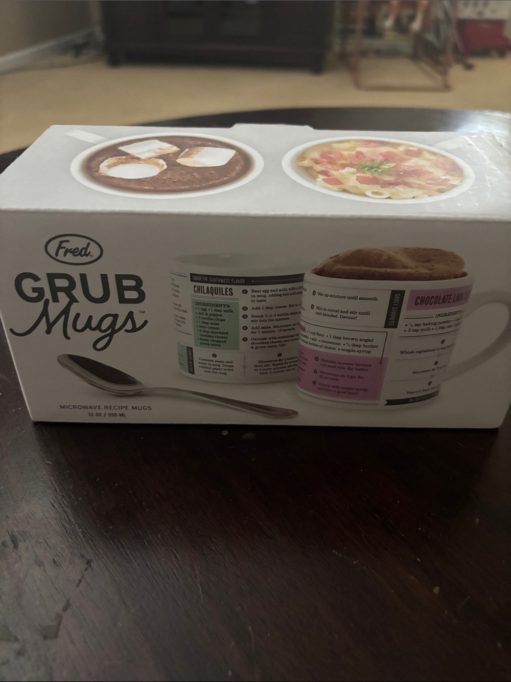 Fred Grub Mugs Set with White and Multicolor